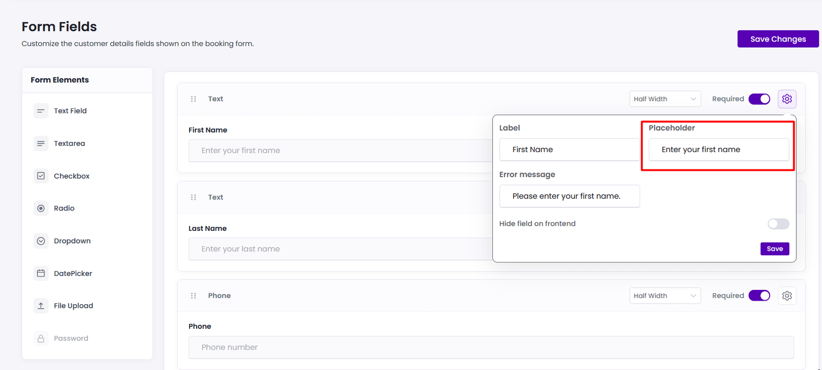 Customize Custom Fields 10 Screenshot 6