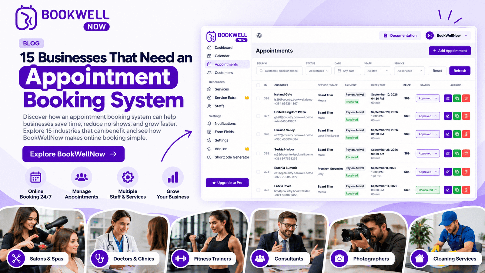Appointment Booking System: 15 Essential Business Uses