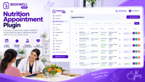 Nutrition Appointment Plugin: Simplify Nutrition Consultation Booking with BookWellNow
