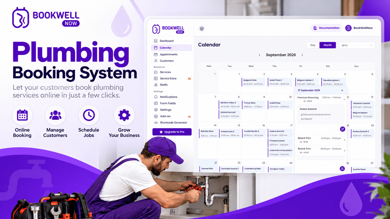 Plumbing Booking System: How to Accept Plumbing Appointments Online